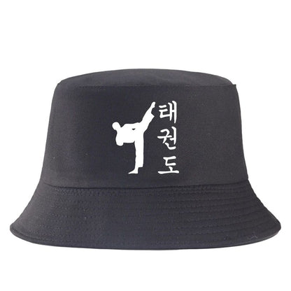 Chapeau Streetwear Avec Silhouette Arts Martiaux