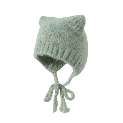Bonnet Japonais Avec Design Oreilles Chat