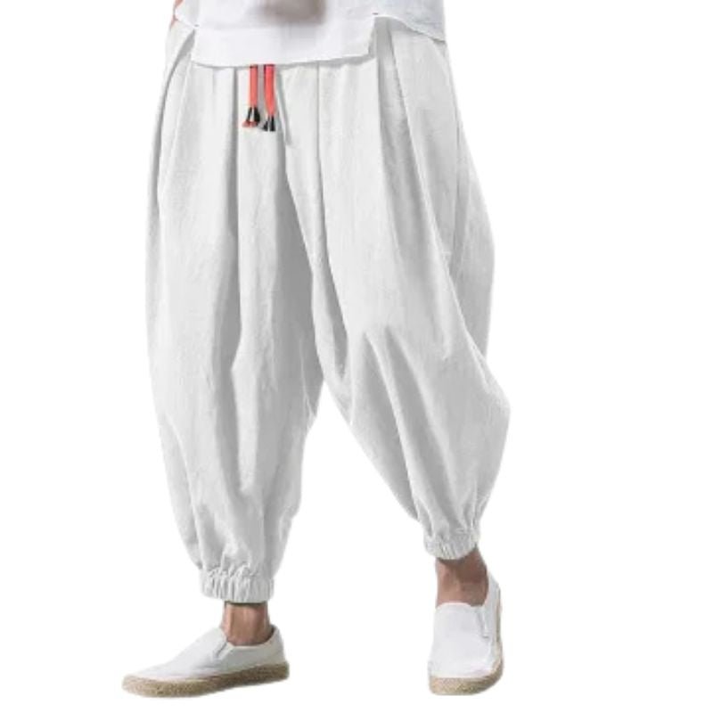 Pantalon Japonais Ample Homme Style Sarouel Moderne