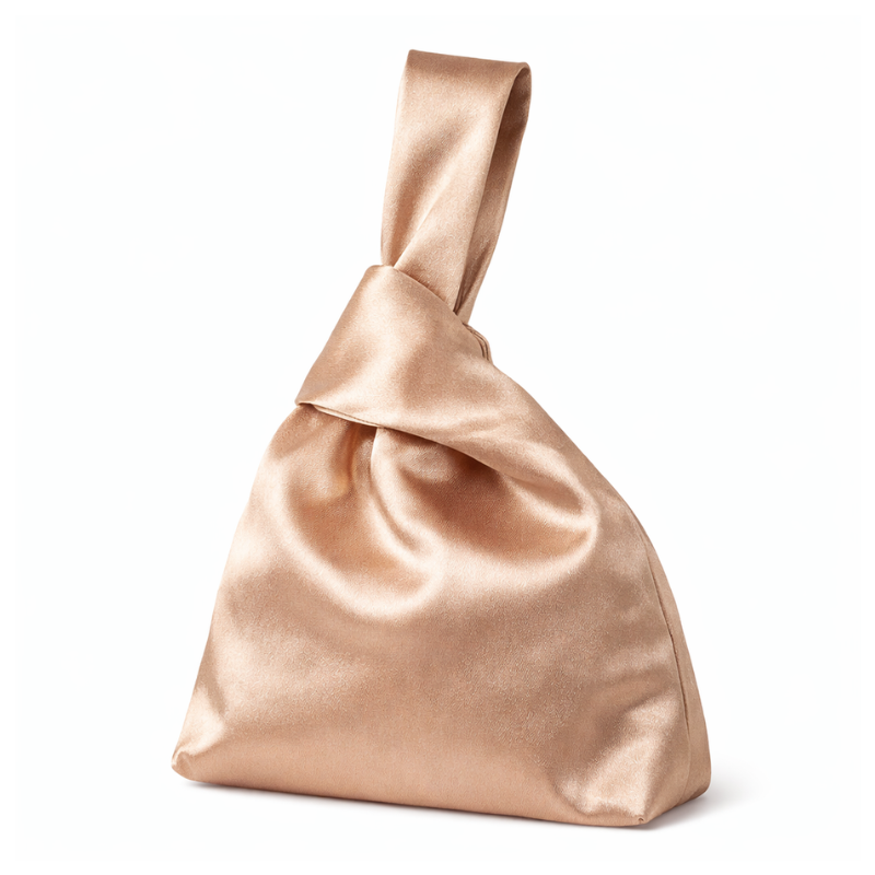 Sac Japonais En Satin Brillant Avec Finition Lisse