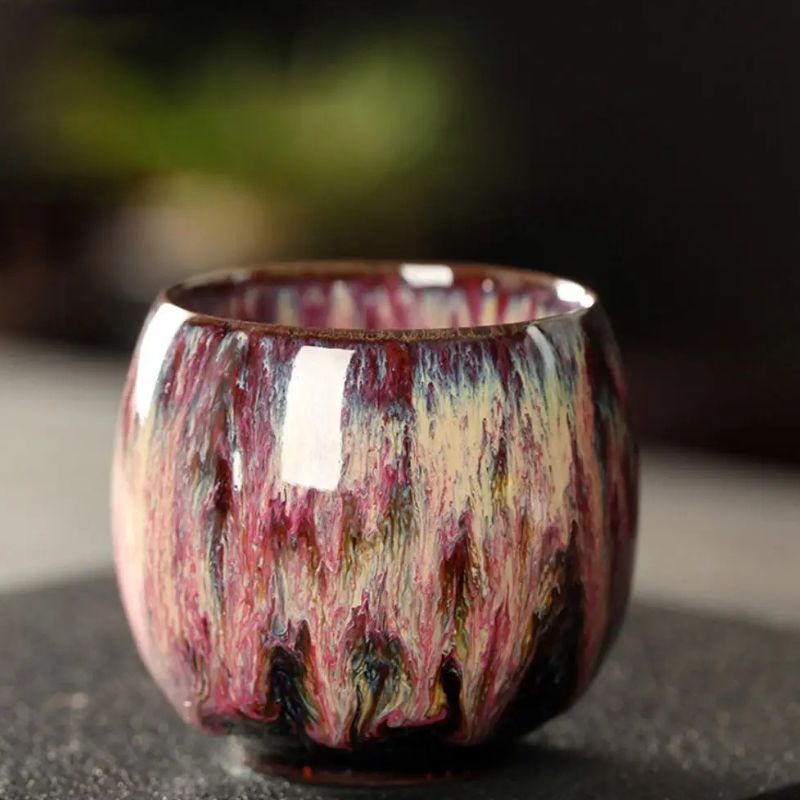 Tasse Japonaise Artisanale en Céramique Émaillée