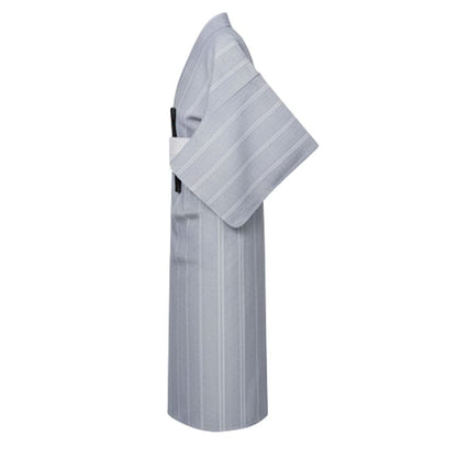 Kimono Japonais Rayé Avec Ceinture