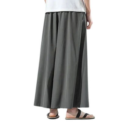 Hakama Homme À Coupe Large Style Oriental