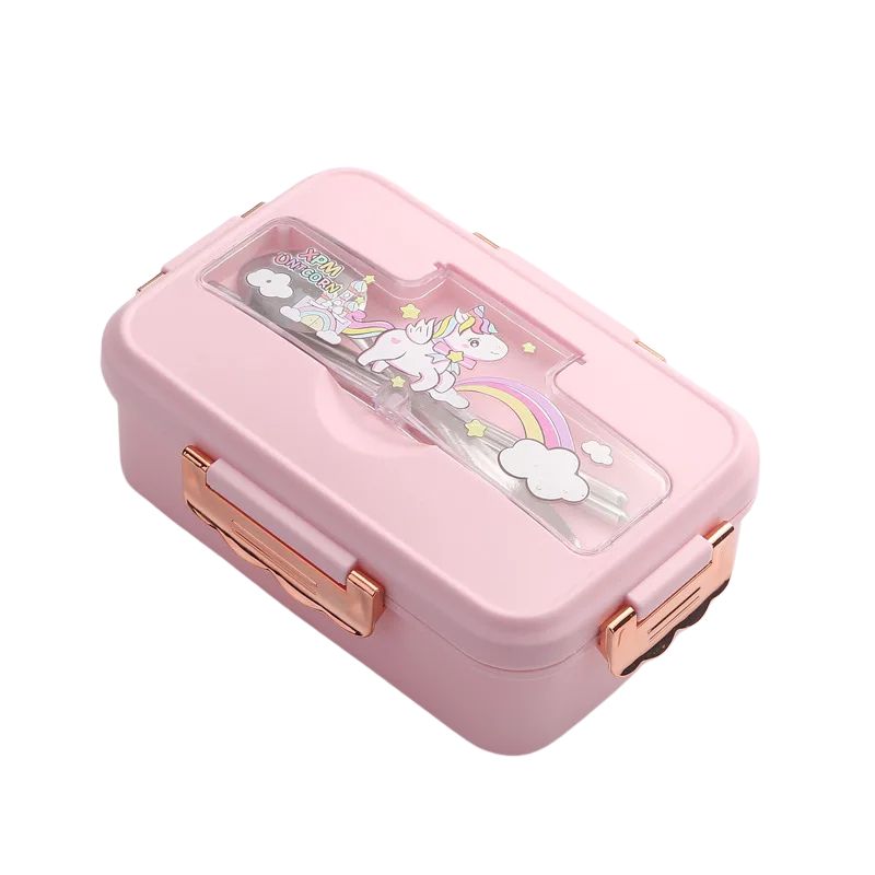 Boîte Bento Japonaise À Imprimé Licorne, Boîte Bento Japonaise