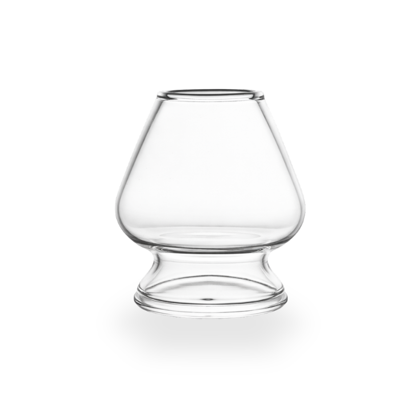 Bol Matcha En Verre Soufflé Avec Silhouette Moderne, Bol Matcha En Verre Soufflé
