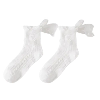 Chaussette Japonaise Avec Nœud Dentelle, chaussette japonaise avec nœud