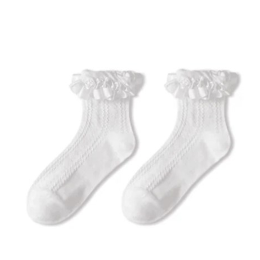 Chaussette Japonaise Avec Volants Dentelle Élégants, chaussette japonaise avec dentelle