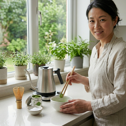 Cuillère Matcha En Bambou Avec Forme Courbée, Cuillère Matcha En Bambou 