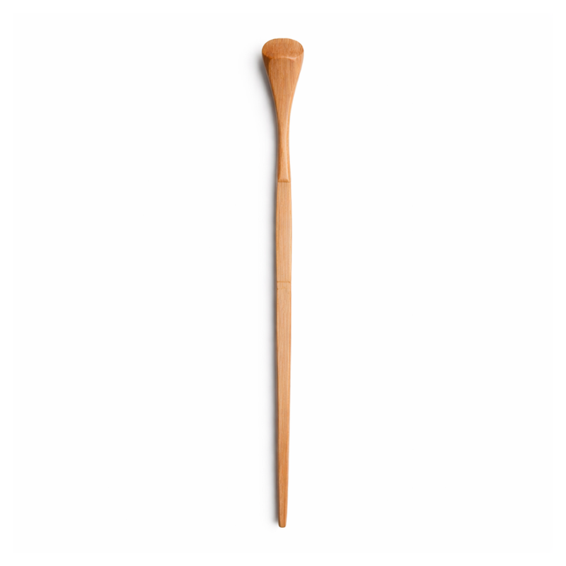 Cuillère Matcha En Bois Long Manche Fin, Cuillère Matcha En Bois