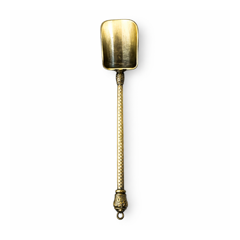 Cuillère Matcha Traditionnelle En Métal Style Vintage, Cuillère Matcha Traditionnelle 