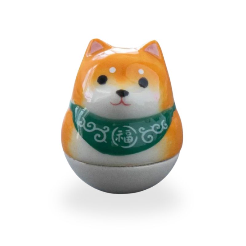 Daruma Loup Au Regard Apaisant, Daruma Loup Jaune