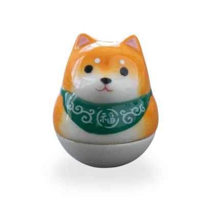 Daruma Loup Au Regard Apaisant, Daruma Loup Jaune