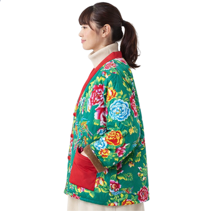 Hanten Femme Imprimé Fleurs Exotiques En Coupe Ample
