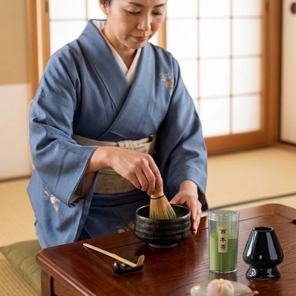 Kit Matcha Complet Pour Préparation Du Thé