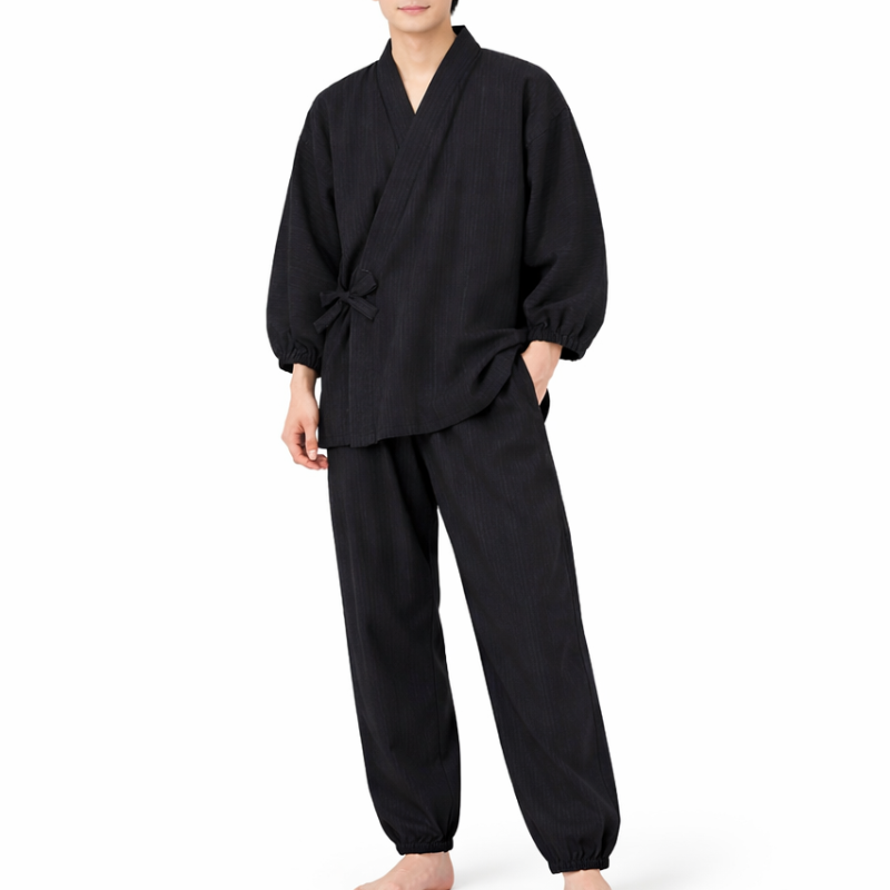 Jinbei Homme Ensemble Traditionnel Confortable