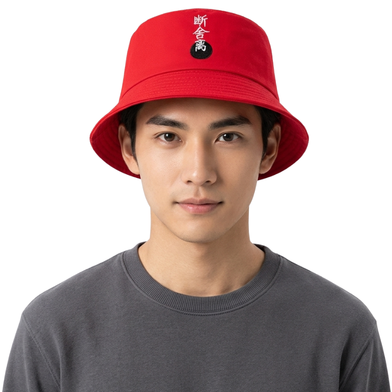 Chapeau Streetwear Bob Brodé Réversible
