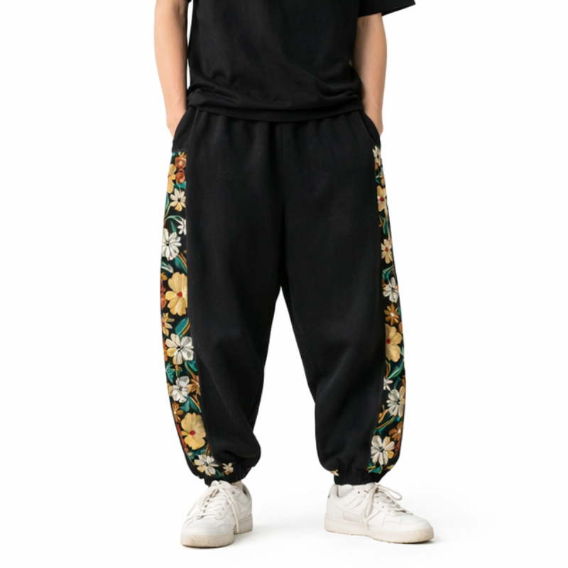 Pantalon Japonais Ample Homme Style Samouraï