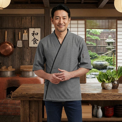 Tablier Japonais À Coupe Chef Traditionnelle