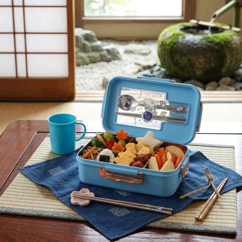 Boîte Bento Japonaise Design Astronaute Kawaii
