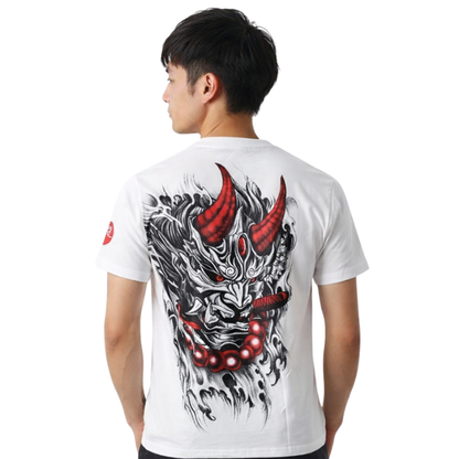 T-Shirt Japonais Avec Démon Japonais