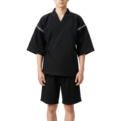 Jinbei Homme D’été Avec Coupe Ample Et Look Épuré
