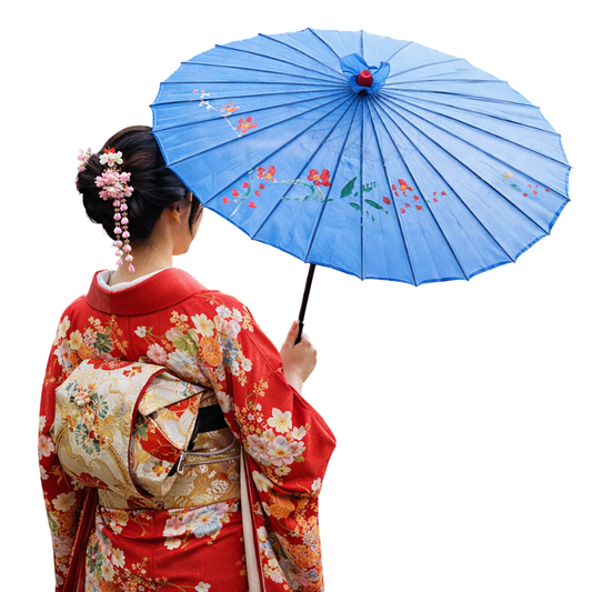 Parapluie Japonais Traditionnel En Papier Huilé Style Sakura