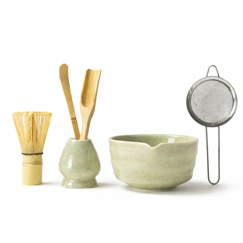 Kit Matcha Traditionnel 6 Pièces Pour Préparation Du Thé