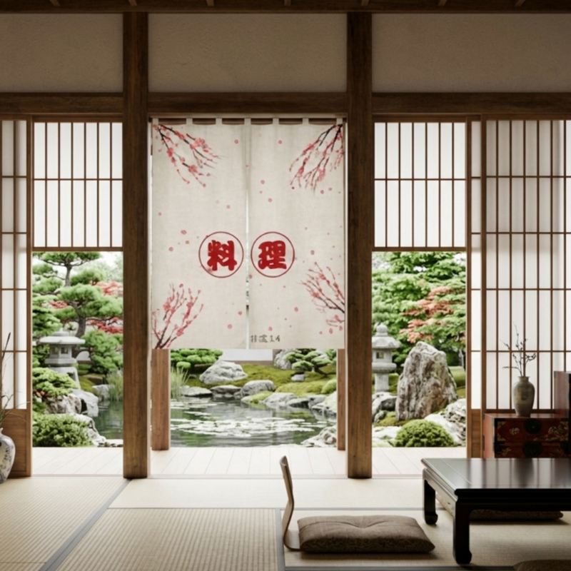 Noren Japonais Style Restaurant Traditionnel
