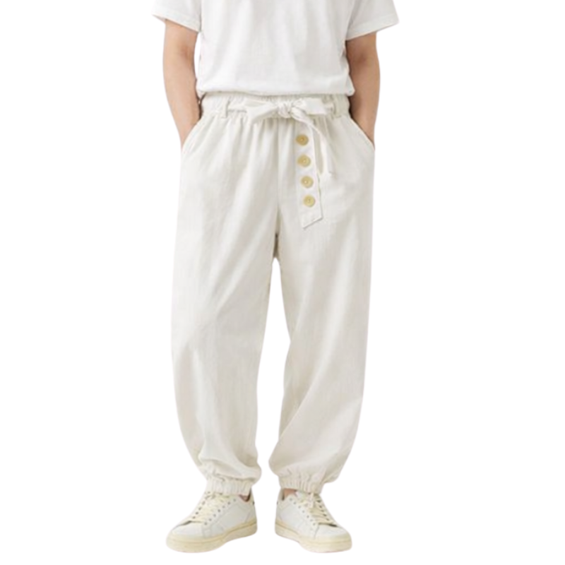 Pantalon Japonais Ample Homme Coupe Traditionnelle