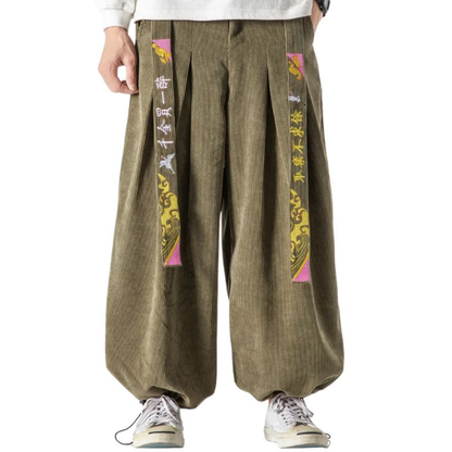 Pantalon Japonais Ample Homme Style Harajuku