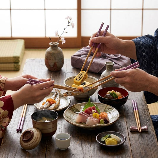Baguette Japonaise À Motif De Lapins