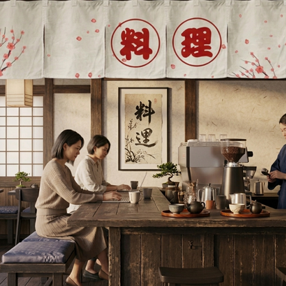 Noren Japonais Style Restaurant Traditionnel