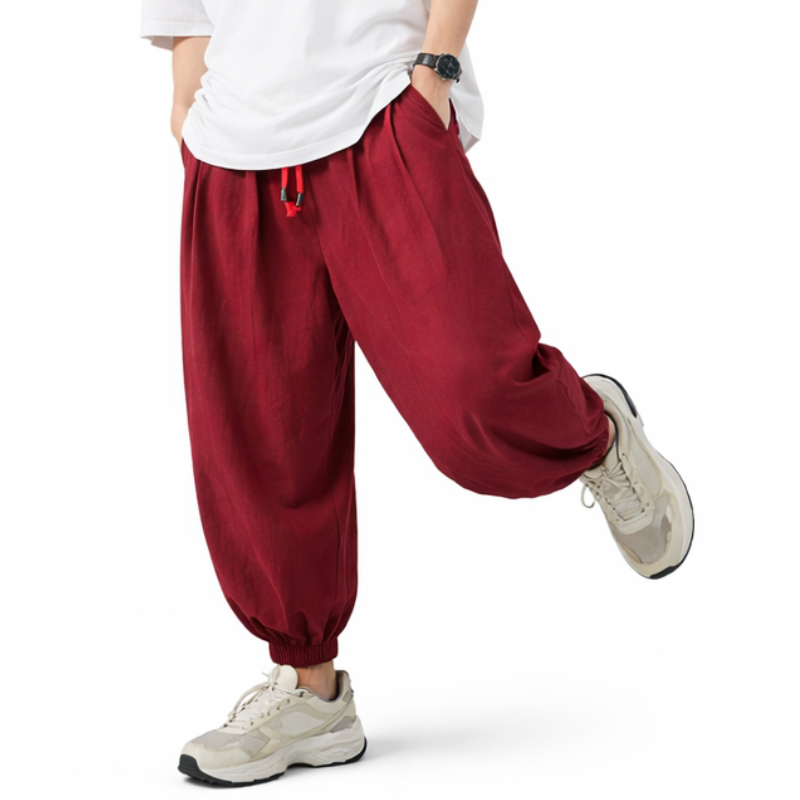 Pantalon Japonais Ample Homme Style Sarouel Moderne