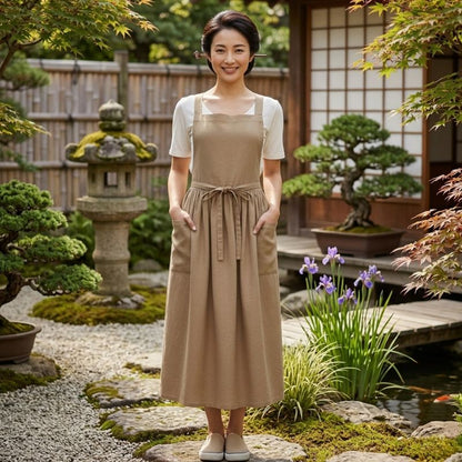 Tablier Japonais Croisé Élégant