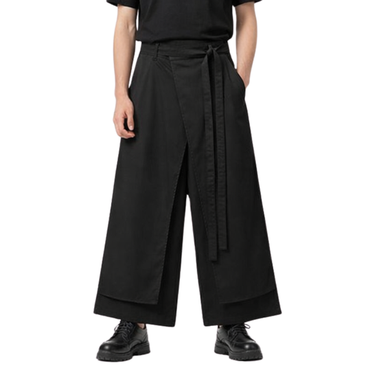 Pantalon Japonais Homme Coupe Large Style Urbain