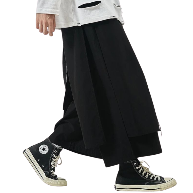 Pantalon Japonais Homme Coupe Large Style Urbain