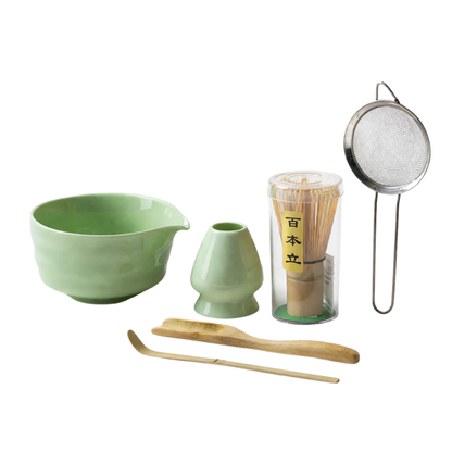 Kit Matcha Traditionnel 6 Pièces Pour Préparation Du Thé