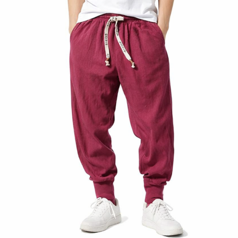 Pantalon Japonais Minimaliste Homme Style Jogging Ample