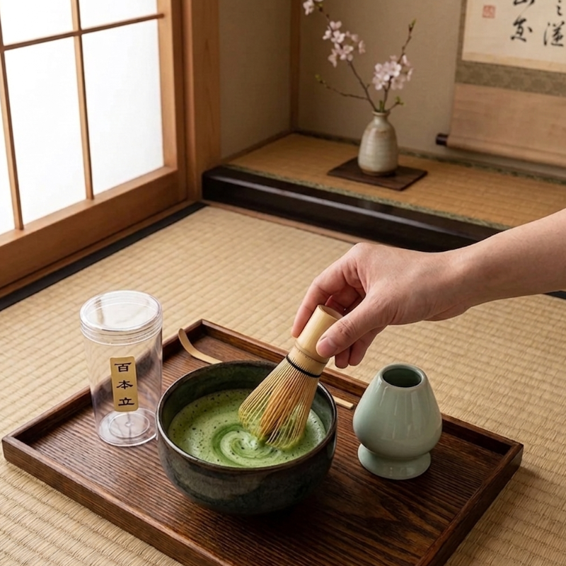 Kit Matcha Complet Pour Préparation Du Thé