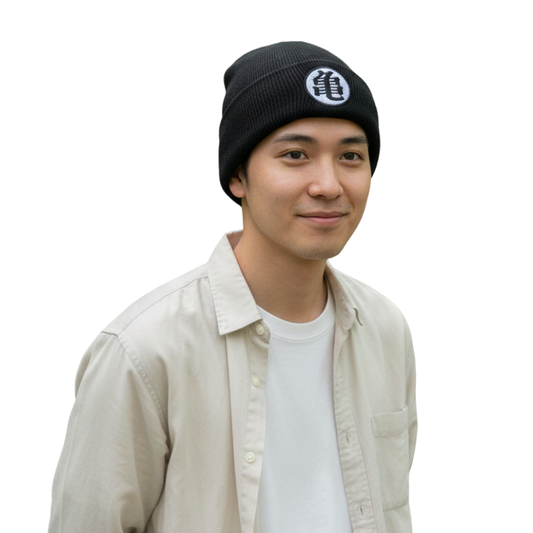Bonnet Japonais Unisexe Avec Broderie Kanji