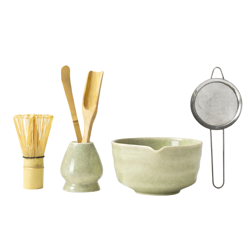 Kit Matcha Traditionnel 6 Pièces Pour Préparation Du Thé