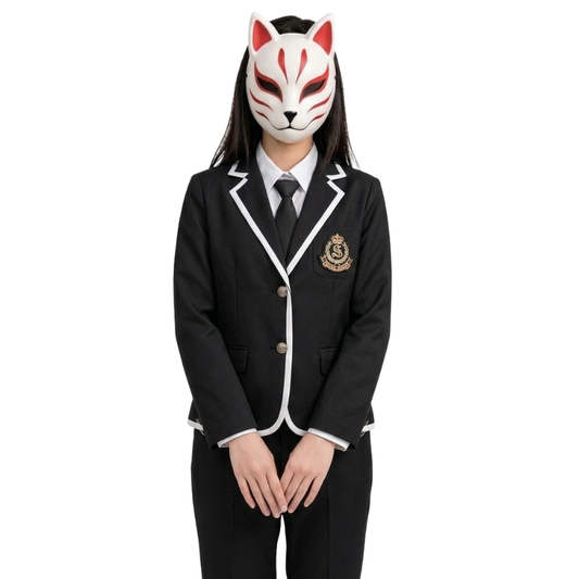 Uniforme Japonais Avec Blazer Et Pantalon Ajusté