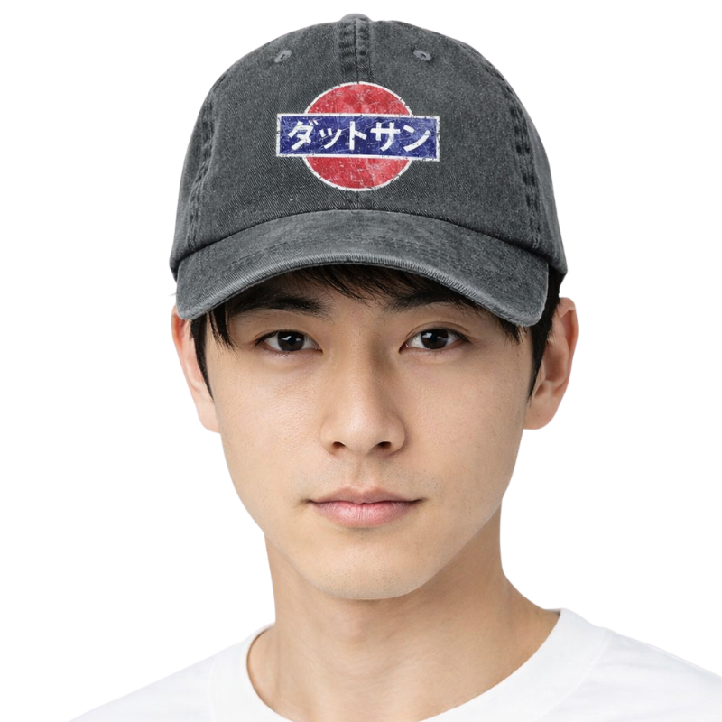 Casquette Japonaise Style Baseball Avec Inscription Kanji