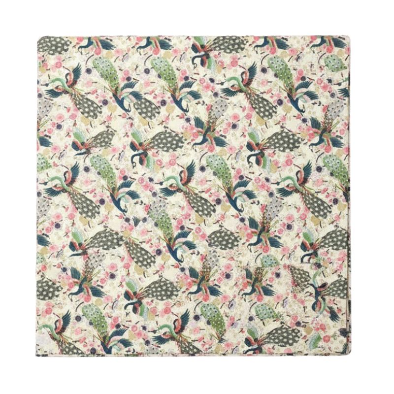 Furoshiki Japonais À Illustrations d'Oiseaux, Furoshiki Japonais