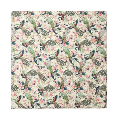 Furoshiki Japonais À Illustrations d'Oiseaux, Furoshiki Japonais