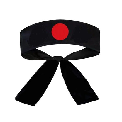 Hachimaki Avec Soleil Rouge Central Minimaliste, Hachimaki japonaise