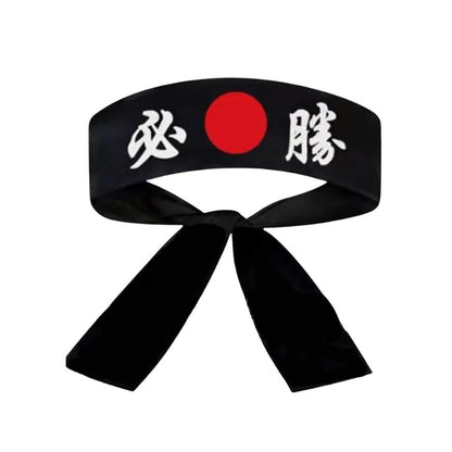Hachimaki Style Traditionnel Avec Inscription Japonaise, Hachimaki
