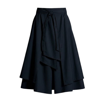 Hakama Homme Noir Ample Avec Double Couche Gothique, hakama homme noir stylé