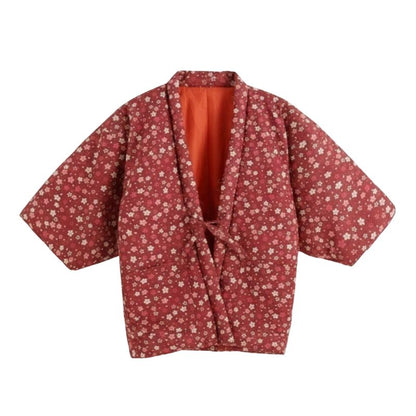 Hanten Femme Traditionnel Japonais En Design Fleuri, hanten femme en design fleuri