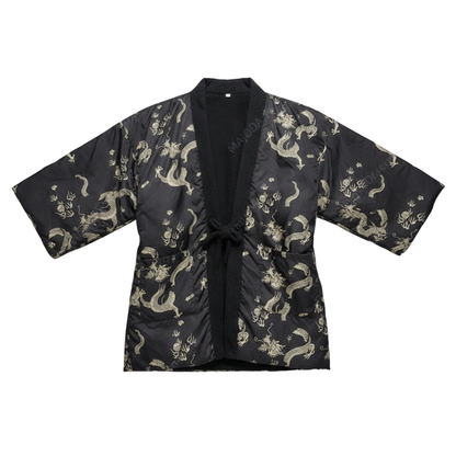 Hanten Homme Japonais À Motifs Dragons Traditionnels, hanten homme à motif